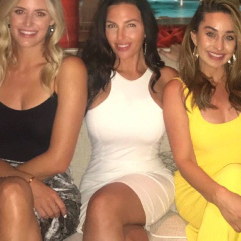 Form fitting white dress